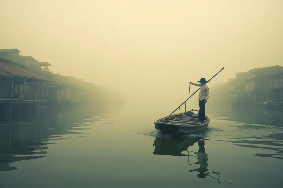 Tuo River Boat Ride (沱江泛舟, Tuó Jiāng Fànzhōu)