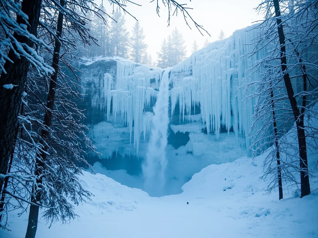 Diaoshuilou Ice Waterfall — Winter Only (吊水楼冰瀑, Diàoshuǐlóu Bīng Pù)