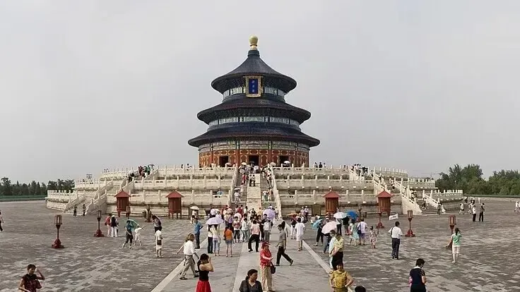 Panorámica del Templo del Cielo en Pekín