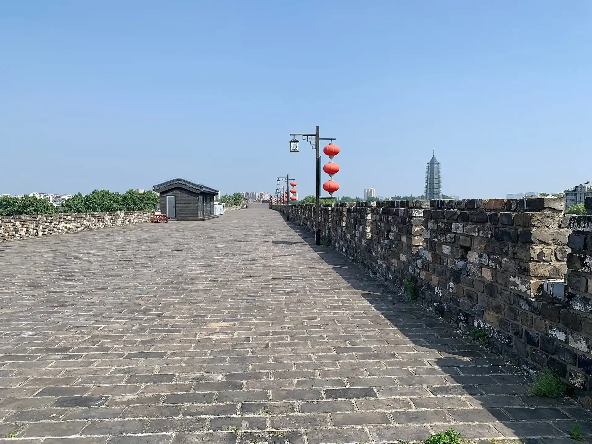 Nanjing Ming city wall walkway