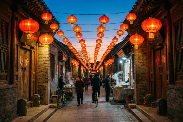 Beijing hutong alley