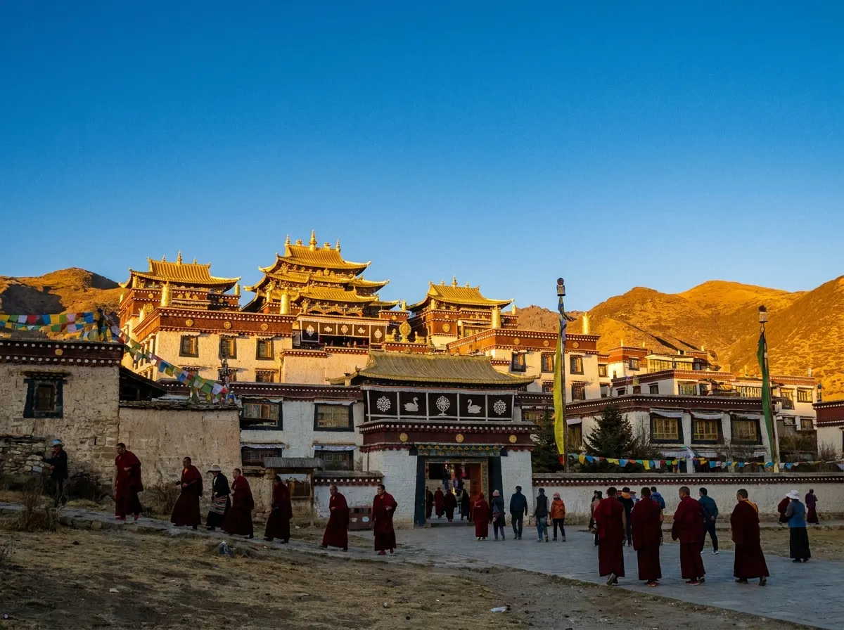 Shangri-La (Zhongdian) on the Edge of the Tibetan Plateau